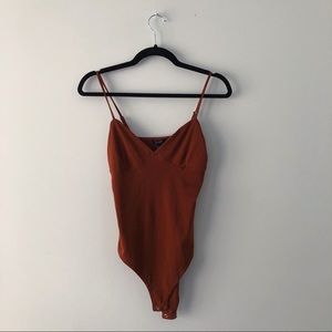 Forever21 Rust Bodysuit